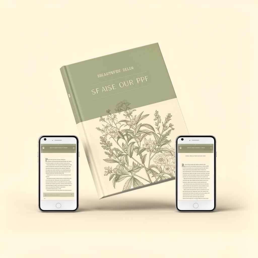 Mockup del ebook Protocolo Detox Familiar 360° en celular y formato libro